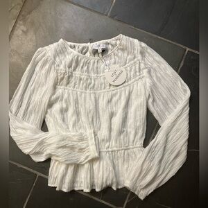 Lost + Wander Women’s Size XS Textured Blouse